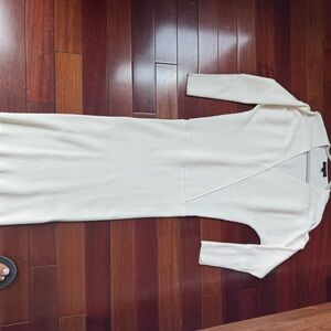 Banana Republic Cream V-Neck Maxi Dress